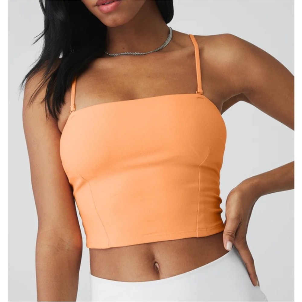 Alo orange tank top